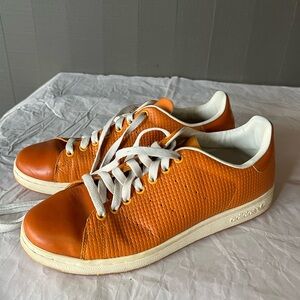 Adidas Stan Smith Men 10.5 orange leather